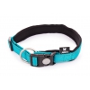 Adjustable dog collar - Neo Blue - Lenght 40 to 45cm - width 20mm