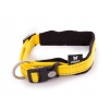 Adjustable dog collar - Neo Yellow - Lenght 30 to 35cm - width 15mm