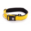 Adjustable dog collar - Neo Yellow - Lenght 40 to 50cm - width 40mm