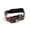 Adjustable dog collar - Neo Brown - Lenght 30 to 35cm - width 15mm