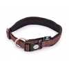 Adjustable dog collar - Neo Brown - Lenght 40 to 45cm - width 20mm
