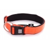 Adjustable dog collar - Neo Orange - Lenght 40 to 50cm - width 40mm