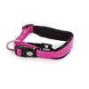 Adjustable dog collar - Neo Pink - Lenght 30 to 35cm - width 15mm