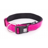 Adjustable dog collar - Neo Pink - Lenght 40 to 50cm - width 40mm