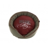 Round basket - Dreams Collection - Khaki & Orange - 47 cm