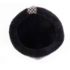 Corbeille ronde haute - Collection Diamant - Noire