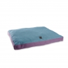 Coussin rectangle pour chien - Bleu/violet  1
