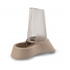 Distributeur 2 en 1 (eau ou croquettes) taupe - 0,65 Litre