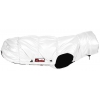 Glossy down dog jacket - white - M - 30 cm