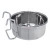 Bowl stainless steel + wrought - diam 09cm - 0,3 Liter