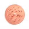 Gamelle "Anti-Glouton" rose en silicone pour chien et chat - 300mL