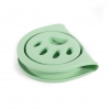 Gamelle "Anti-Glouton" vert en silicone et inox pour chien - 350mL 4