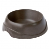 Melamine, ceramic-effect feeding bowl - brown - 11cm