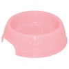 Gamelle plastique rose pour chien - diam 20cm - rose