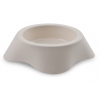 Plastic single dog bowl - beige - 16 cm x h 4,5 cm 