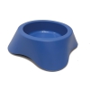 Plastic single dog bowl - green - 16 cm x h 4,5 cm 