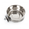 Stainless steel feed bowls for cage - diam. 14.5cm