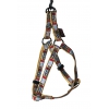 Step in dog harness - Bayadère - W10mm L25 to 35cm