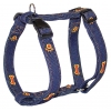 Dog harness - jeans - 2.5x70/90cm
