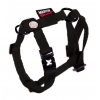 Dog harness - nylon black - 1 x 25 à 35 cm