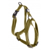 Dog harness - nylon Gold reflex - 2,5 x 70 > 90 cm
