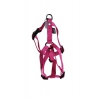 Dog harness - pink nylon - 1,6 x 35 à 50 cm