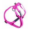 Dog harness - pink nylon - 25mm x 70 à 90 cm