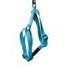 Dog harness - blue turquoise - 2,5 x 70 à 90 cm