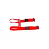 Harness for cat - cat paws - red