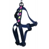Dog harness - blue dog motifs