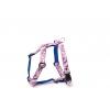 Dog harness - Camouflage pink - S - W 10 mm Long 38cm to 25m