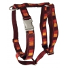 Dog harness - Dream red - W10mm L25 to 35cm