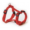 Harnais pour chien - nylon rouge - Longueur réglable de 25 à 40cm largeur 1cm