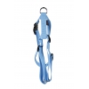 Harnais réglable en nylon bleu pour chien - larg 25mm Long 70 à 90cm