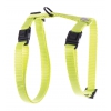 Harnais réglable nylon uni pour chat - Vert Citron