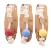 Set of 3 balls-rope toys for dogs - 100% natural material - Rubb N Rope