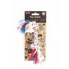 Toy tricolor rope - 16 cm