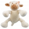 Dog organic teddy toy - cow - 10 cm 