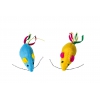 Jouet pour chat - 2 souris rainbow