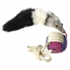 Jouet pour chat - boule sisal et fourrure