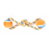 Jouet pour chien - Lot de 4 cordes + 2 balles de tennis - 40cm