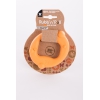 Dog floating toy - Rubb'n'Roll - orange circle - 10x6 cm 