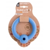 Jouet Rubb'n'Roll spécial friandise - anneau bleu - 10,5 cm