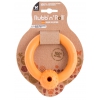 Jouet Rubb'n'Roll spécial friandise - anneau orange - 10,5 cm