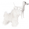 Kit mannequin chien - chien articulé nu + fourrure longue