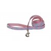 Laisse "Bulles Rose" - 120cm x 2,5cm
