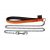 Dog Lead chain - orange - fine - 2mm - 20mm - 100 cm