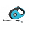 Laisse corde "2 SOFT" rétractable bleu 1