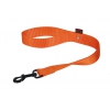 Laisse double épaisseur pour chien en nylon orange - larg 40mm Long 60cm