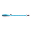 Laisse double épaisseur pour chien en nylon turquoise - larg 25mm Long 60cm